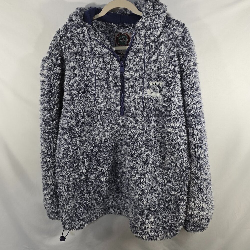 Cabin Fever By RAMATEX 1/2 zip Winter/Fall Sherpa Pullover ADK Logo Sz L (M-19)